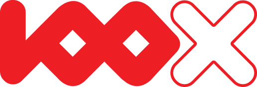 100X